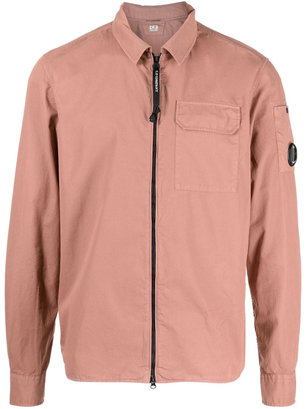 C.P. Company Shirtjack met lens detail Roze