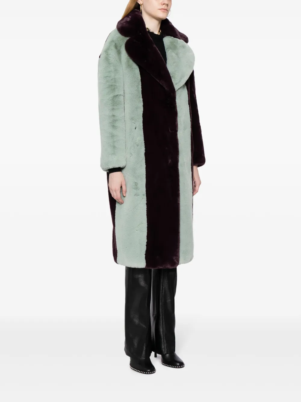 Jakke mid length on sale faux fur coat