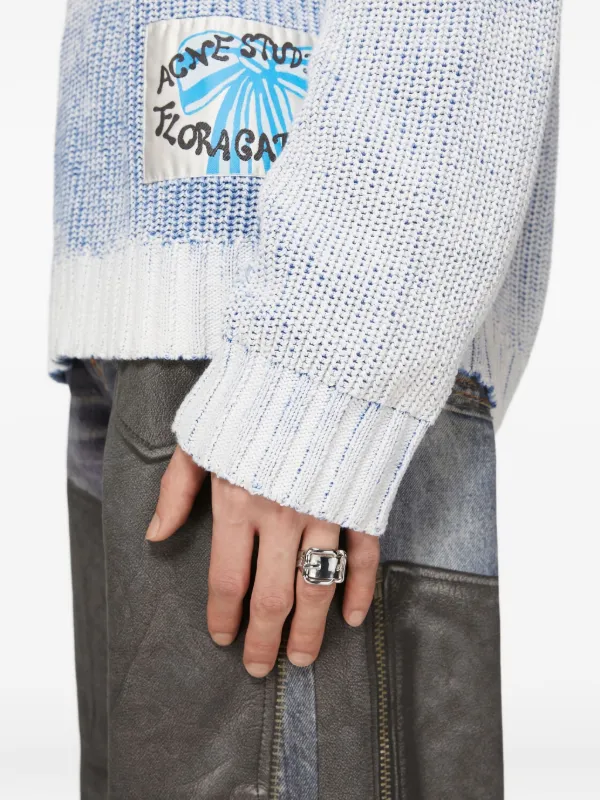 Acne Studios アクネストゥディオズ　バックルリング Acne Studios バックル リング | シルバートーン | FARFETCH JP