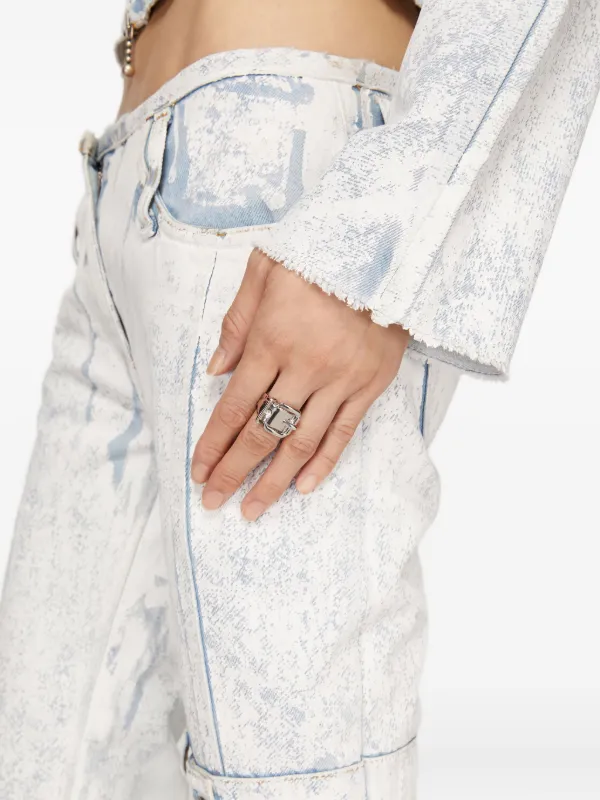 Acne Studios バックル リング | シルバートーン | FARFETCH JP