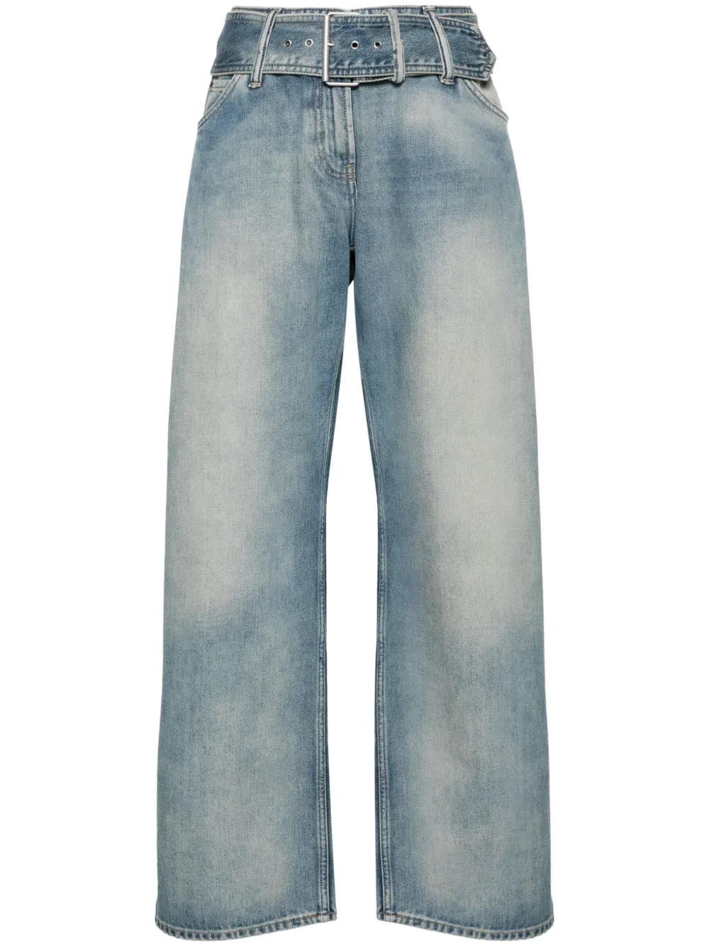 Acne Studios low-rise wide-leg jeans - Blue