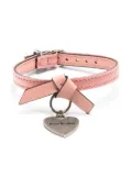 Acne Studios Musubi charm leather bracelet - Pink