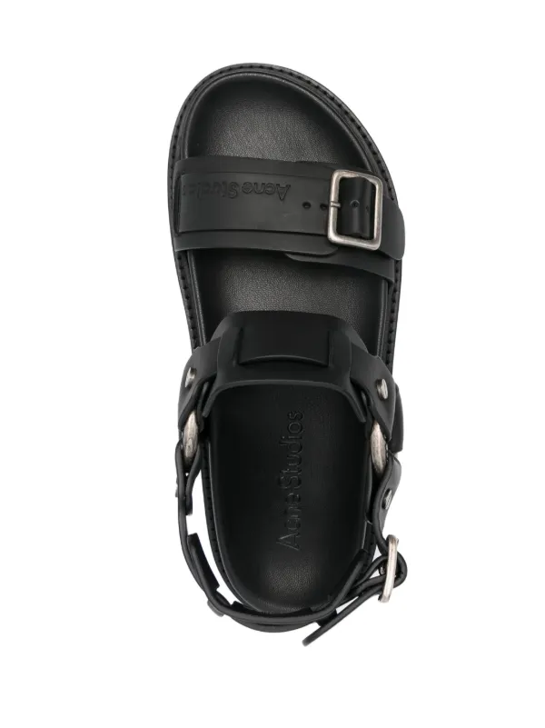 Acne buckle sandals shop