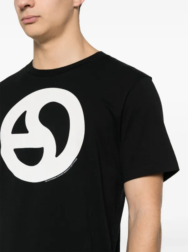 Acne Studios logo-print Cotton T-shirt | Black | FARFETCH