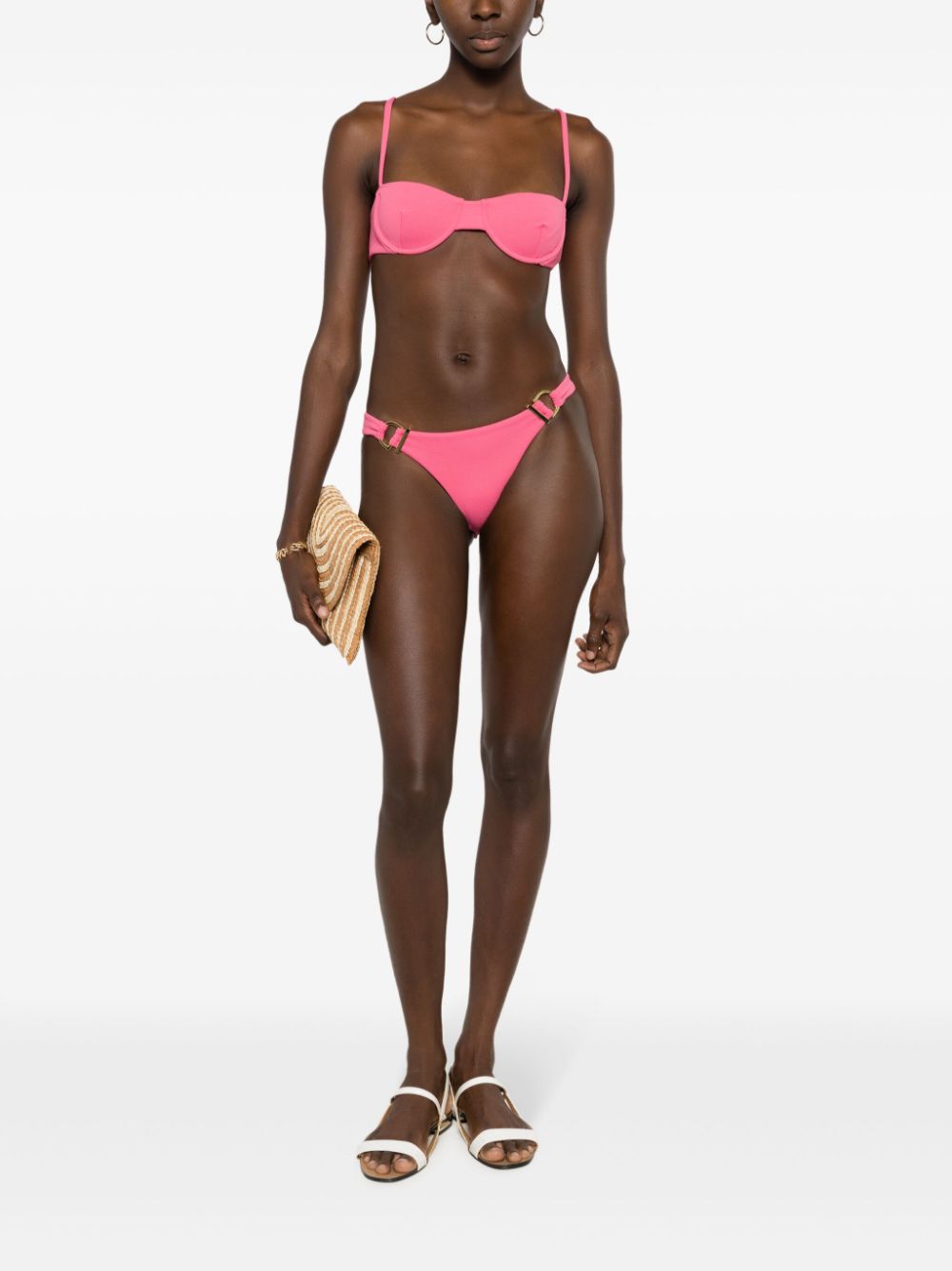 Lenny Niemeyer Bikinislip met elastische taille - Roze