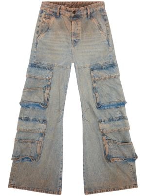 High Waist Chain Detail Cargo Jeans  Jeans outfit women, Cargo pants women,  Women denim jeans
