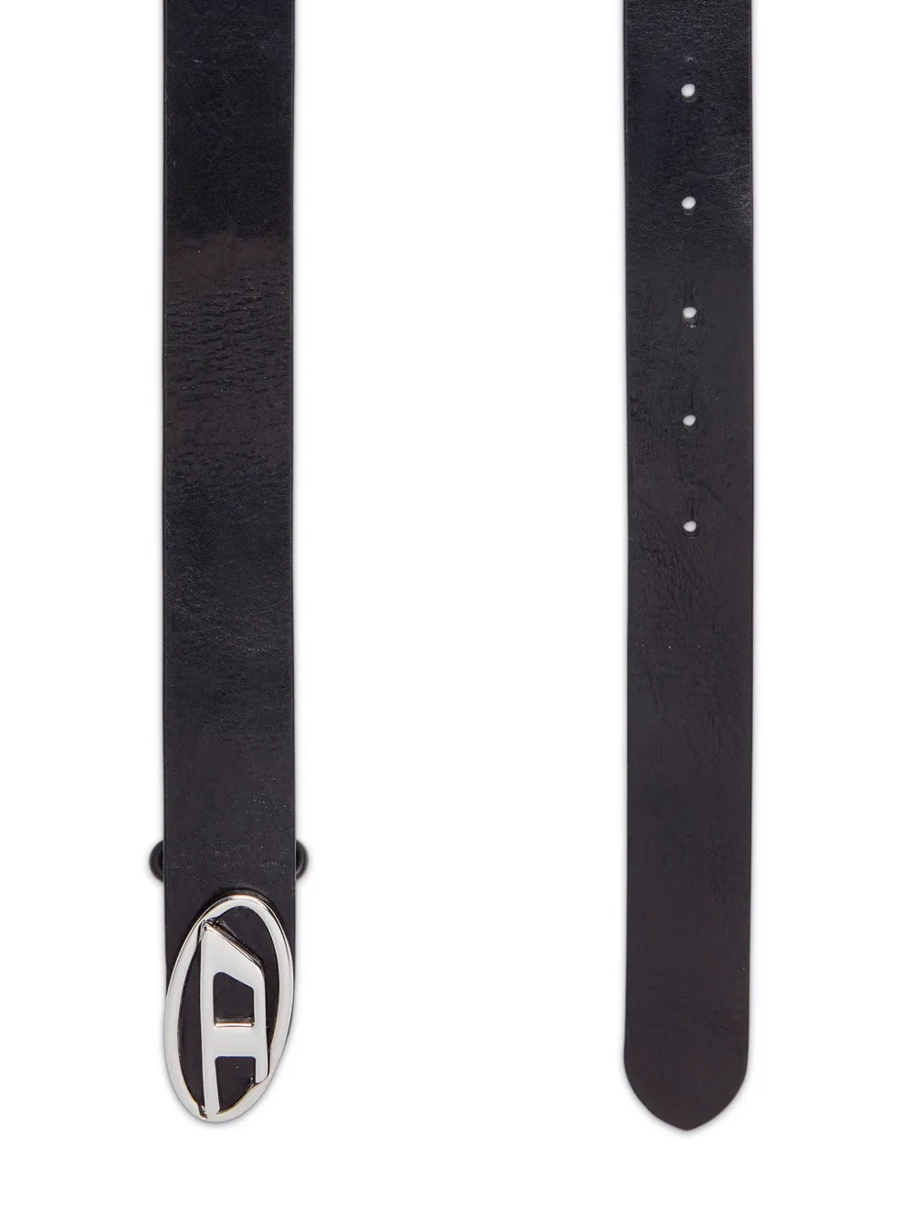 Shop Diesel 1dr Logo-buckle Belt In T8013 Black