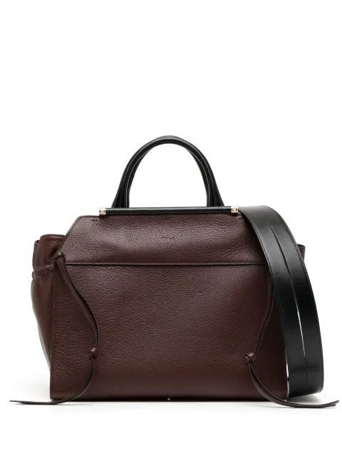 Chloé medium Steph logo-debossed shoulder bag 