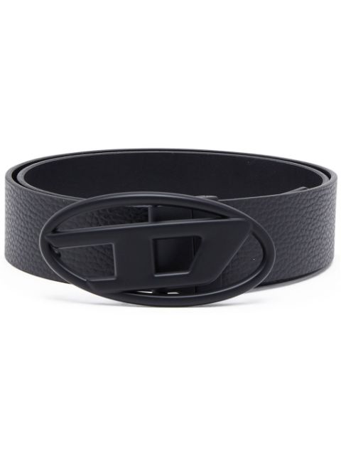 Diesel 1DR logo-buckle belt Men