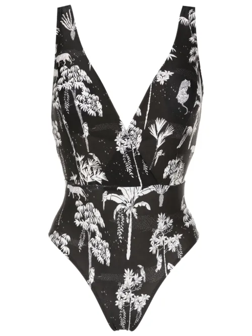 Maillot de bain Evita à imprimé graphique - Lygia & Nanny - Modalova