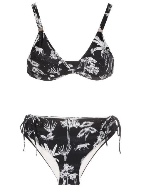 Lygia & Nanny Marcela graphic-print bikini