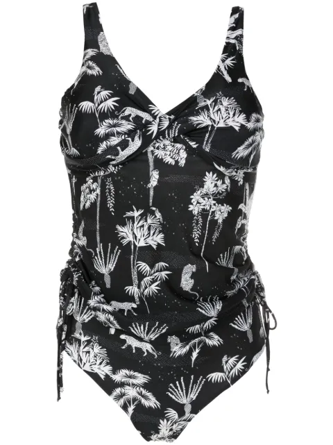 Lygia & Nanny Bruma botanical-print tankini 