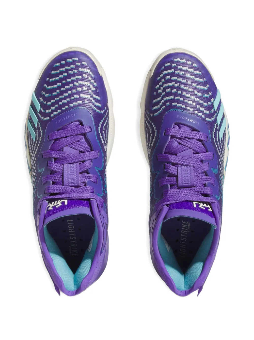 Adidas Originals D.o.n. Issue 4 "throwback Utah Jazz" Sneakers In Purple