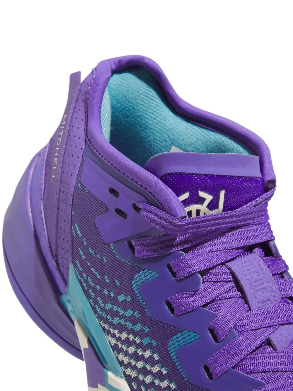 Adidas Originals D.o.n. Issue 4 "throwback Utah Jazz" Sneakers In Purple