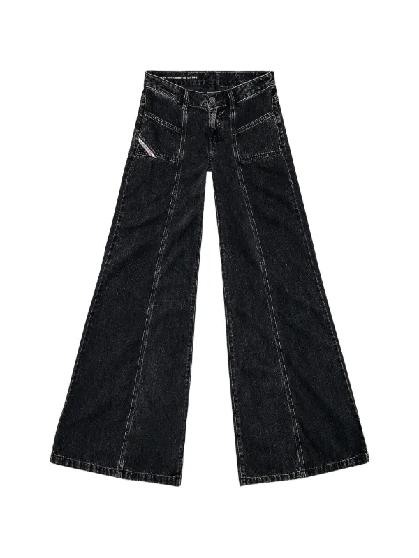 Diesel Calça Jeans Bootcut D-Akki | Preto | FARFETCH BR