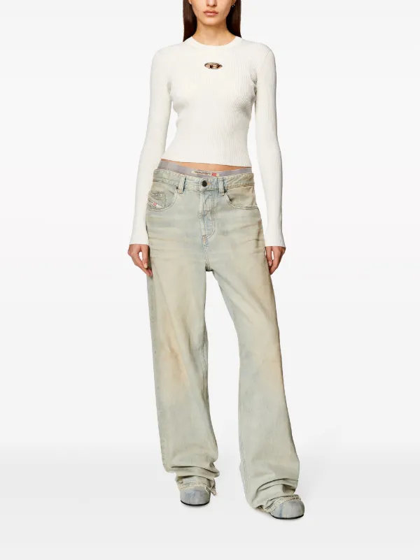 Diesel M-Valary logo-plaque Top | White | FARFETCH BN