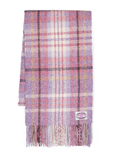 Acne Studios check-print wool scarf