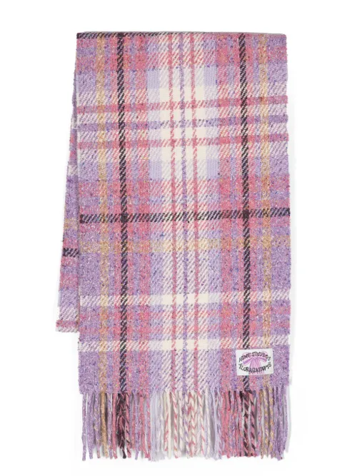 Écharpe en laine à carreaux - Acne Studios - Modalova
