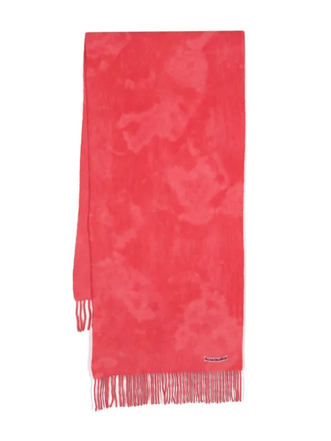 Acne Studios logo-appliqué wool scarf 