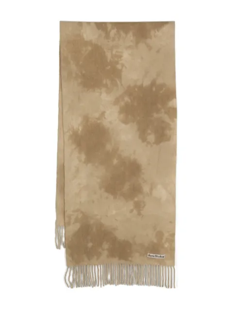 Acne Studios logo-appliqué wool scarf 