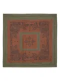 Acne Studios paisley-bandana-print wool scarf - Green