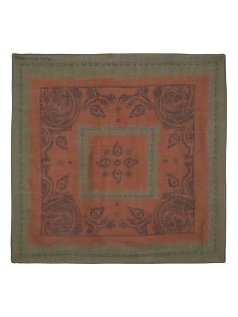 Acne Studios paisley-bandana-print wool scarf