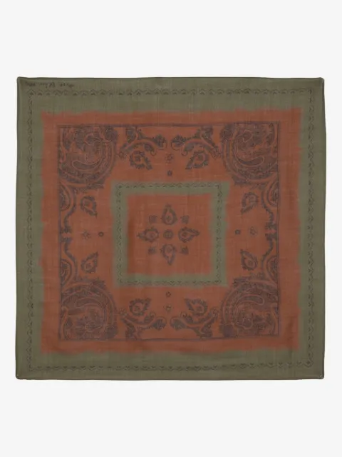 Acne Studios paisley-bandana-print wool scarf