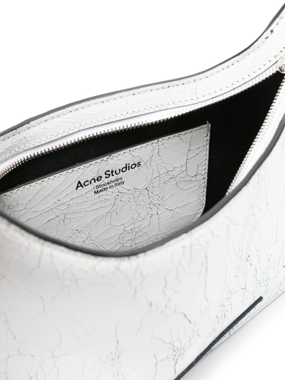 Shop Acne Studios Mini Platt Shoulder Bag In 白色