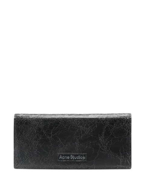 Acne Studios cartera con parche del logo