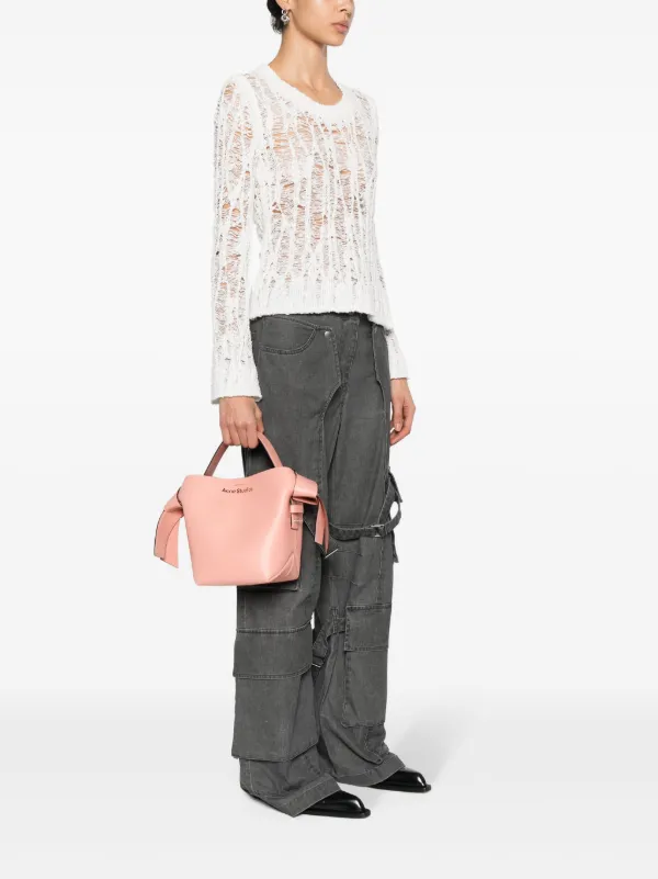 Acne Studios Mini Musubi Tote Bag Pink FARFETCH AE