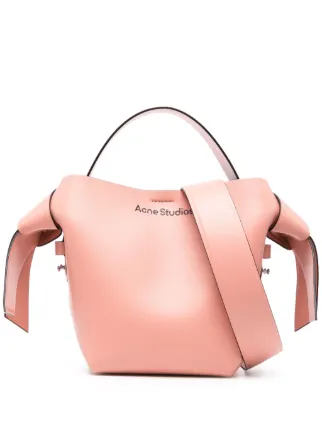 Acne Studios Mini Musubi Shoulder Bag | Pink | FARFETCH