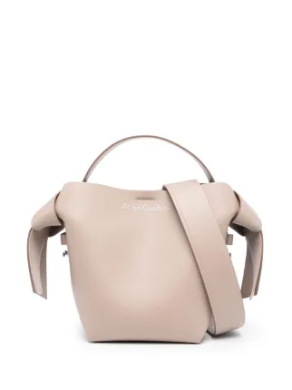 ＜Acne Studios＞ミニ Musubi ショルダーバッグ ベージュ Acne Studios Musubi ショルダーバッグ ミニ | ニュートラル