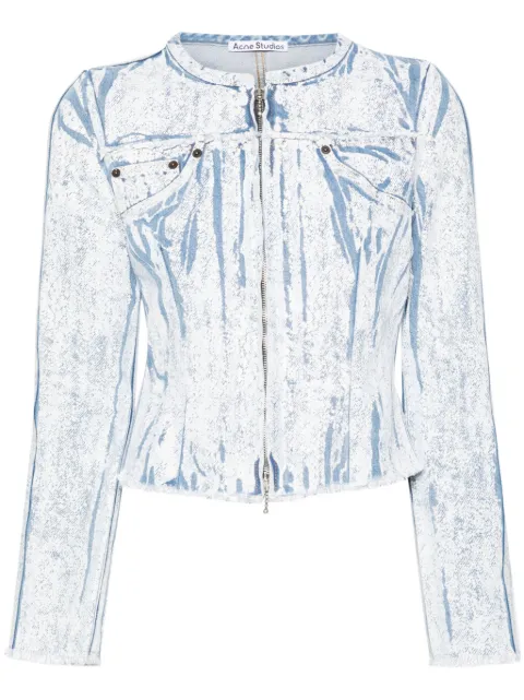 Acne Studios Pigment-print denim jacket