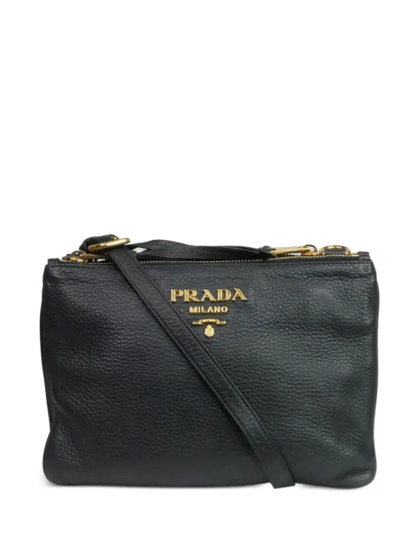 Prada Pre-Owned Vitello Phenix レザーショルダーバッグ - Farfetch