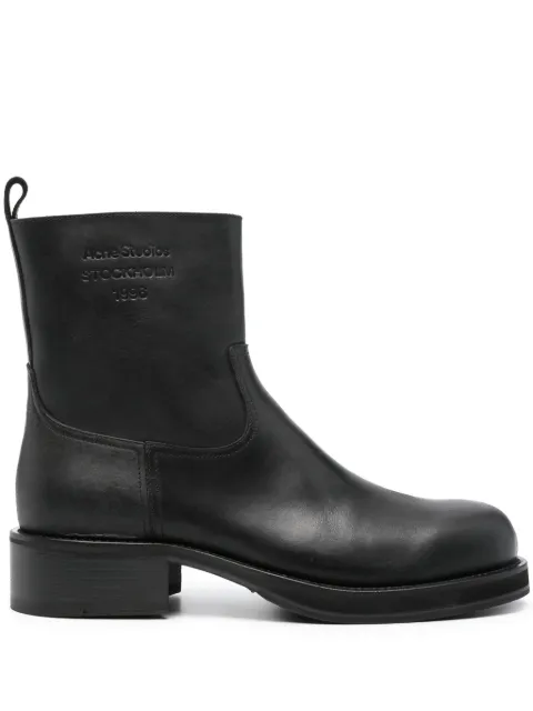Acne Studios botas con logo en relieve