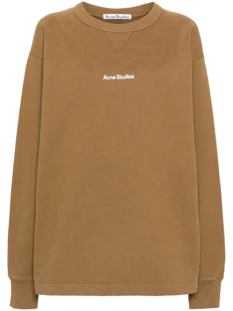 Acne Studios logo-print cotton sweatshirt