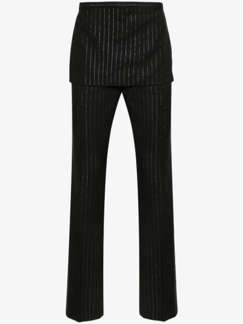 Acne Studios брюки в тонкую полоску