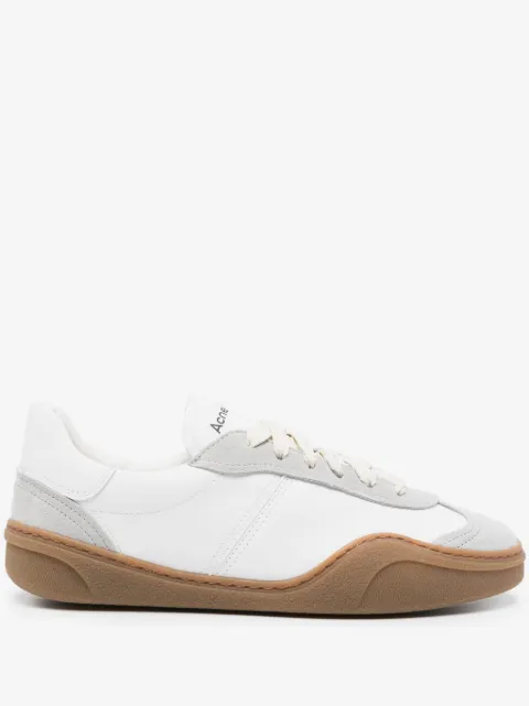 Acne Studios panelled-design leather sneakers
