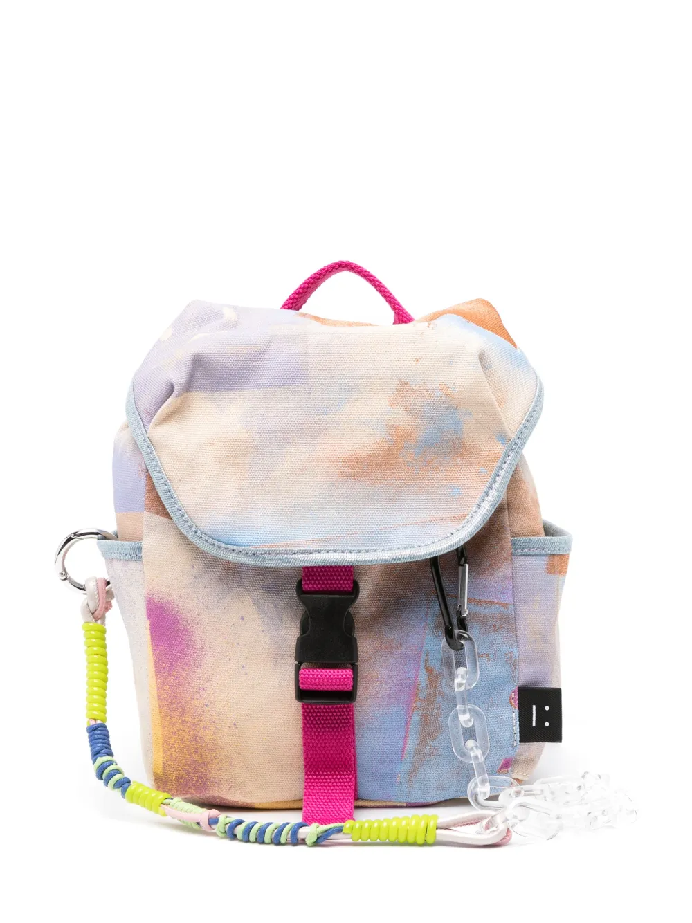 graphic-print mini backpad