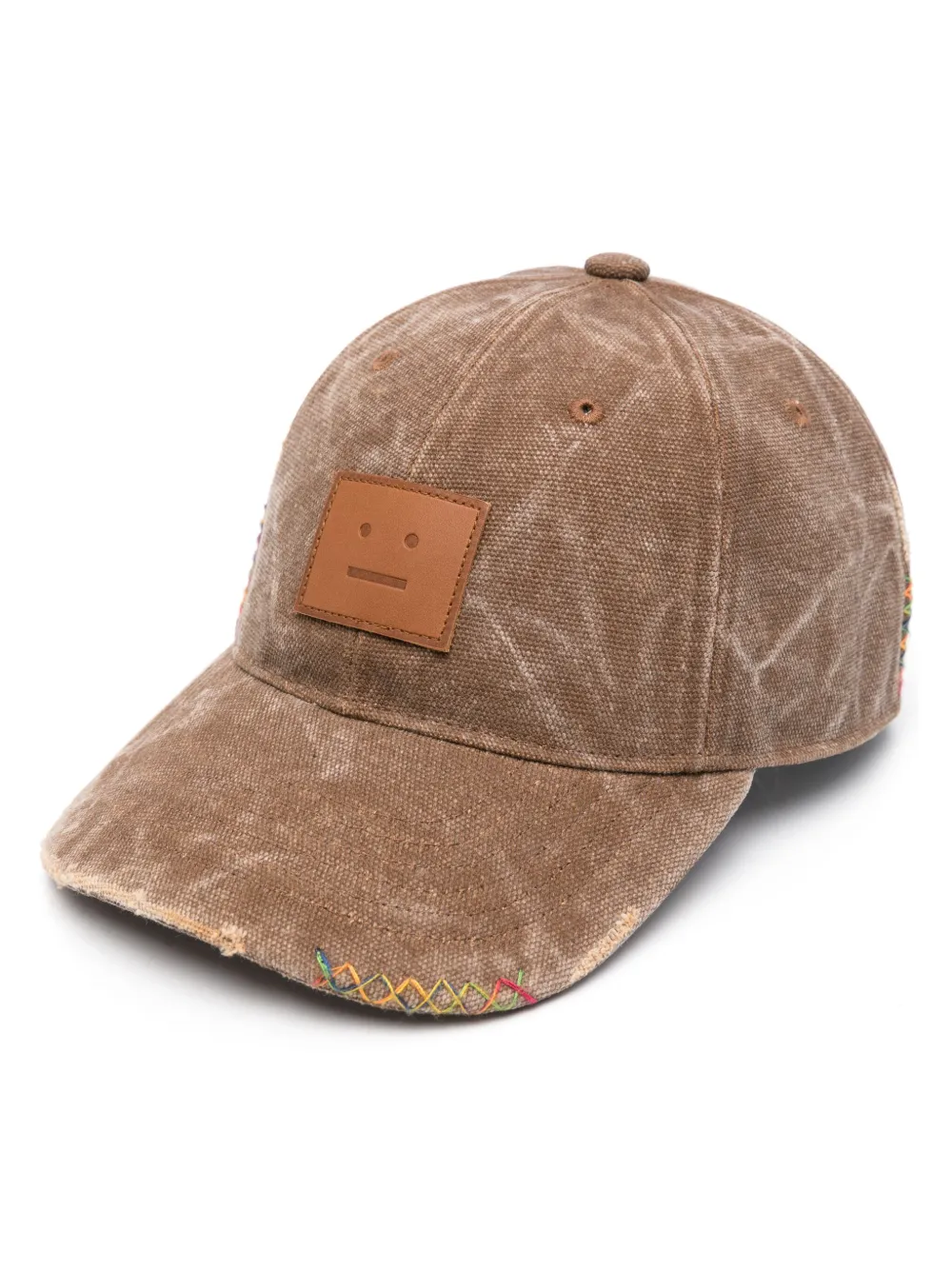 logo-appliqué cotton baseball cap