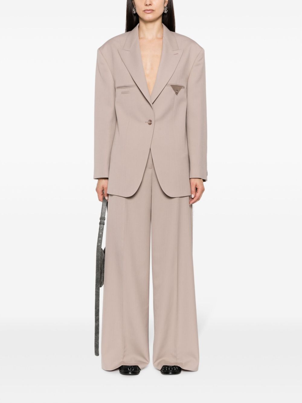 Acne Studios single-breasted blazer - Beige