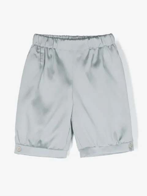 La Stupenderia slip-on shorts med satin-finish