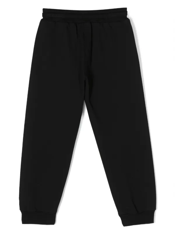 Dolce Gabbana Kids logo print Cotton Track Pants Farfetch
