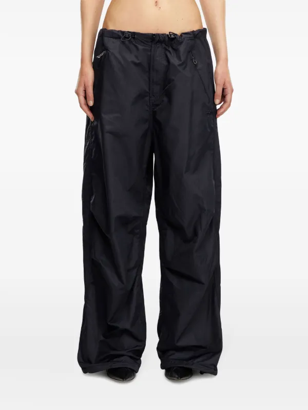 DIESEL カーゴパンツ Diesel P-Diamanda ローライズ カーゴパンツ | ブラック