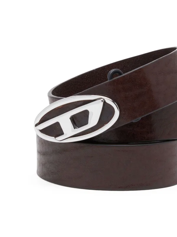 DIESEL 1dr レザーベルト Diesel 1dr レザーベルト | ブラック | FARFETCH JP
