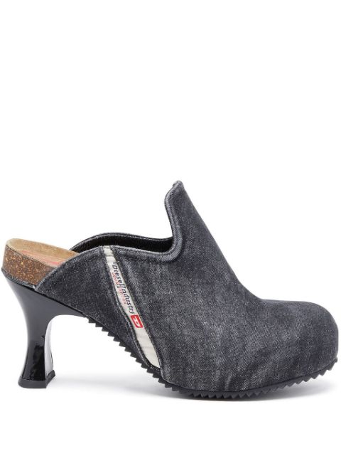 Diesel D-Woodstock W 80mm denim mules