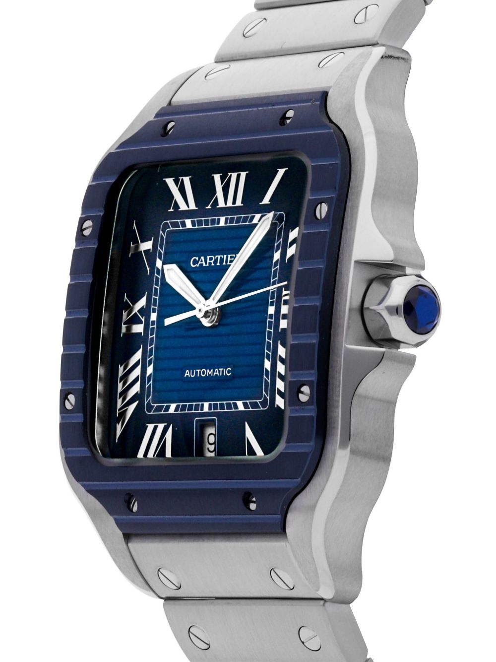 Cartier 2022 pre-owned Santos horloge - Blauw