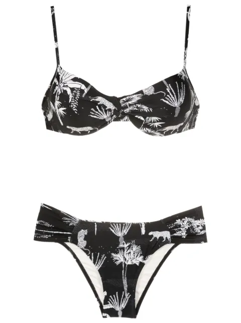 Lygia & Nanny Vitoria graphic-print bikini