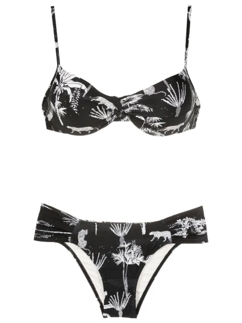Bikini Vitoria à imprimé graphique - Lygia & Nanny - Modalova