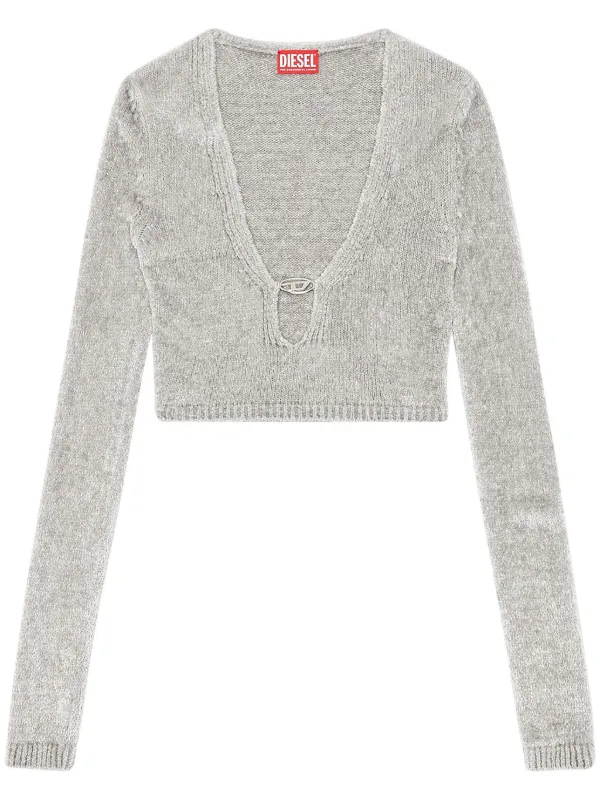 Diesel M-Cherry クロップドトップ | グレー | FARFETCH JP